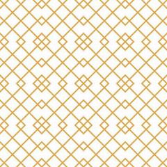 seamless pattern with golden lines on a white background. vector illustration.