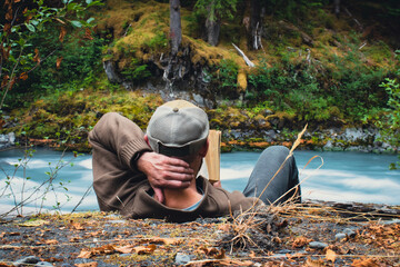 Relaxing by the river