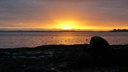 Coucher de soleil océan