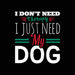 Obraz premium Dog T-shirt Vector Design