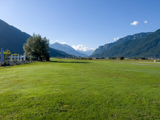 Forever green airfield in Schänis.