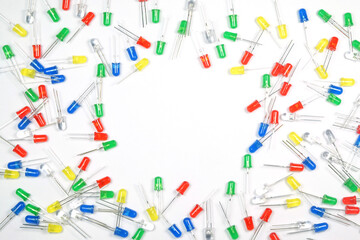 Electric Component,Led,Background ,LED Top View