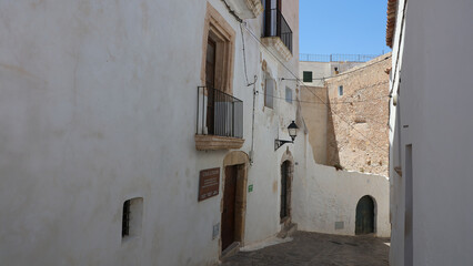Fototapeta na wymiar Capilla de San Ciriaco, Dalt Vila, Ibiza, Islas Baleares, España