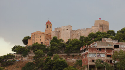 Fototapeta na wymiar Santuario de la Virgen del Castillo y Castillo, Cullera, Comunidad Valenciana, España