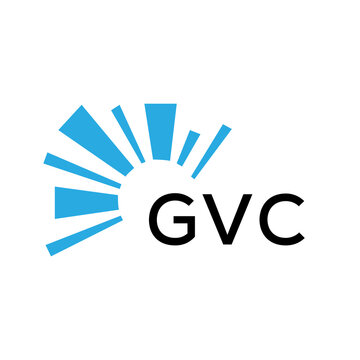 GVC letter logo. GVC blue image on white background and black letter. GVC technology  Monogram logo design for entrepreneur and business. GVC best icon.
