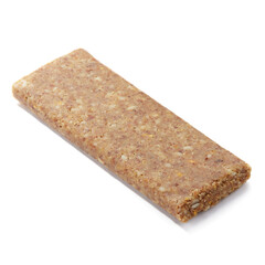 natural fruit bars isolated on white background