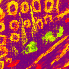 Yellow Exotic Animal Background. Orange African.