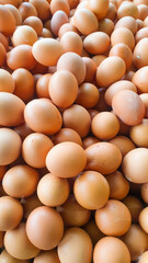 fresh eggs for sale in traditional markets
