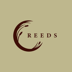 reeds logo icon vector illustration design graphic, premium logo design