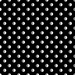 Circles seamless ornament. Balls pattern. Dots image. Tribal backdrop. Rounds background. Circle shapes motif. Geometric vector. Digital paper, folk design, ethnic textile print, abstract wallpaper.