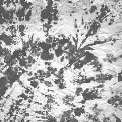 Spiral Art. Gray Hippies Style. Monochrome Tie