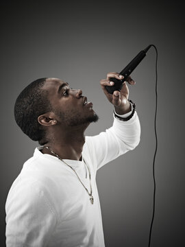 Young Man Singing