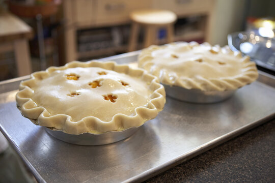 Unbaked Peach Pies