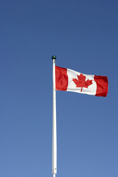Canadian Flag Quebec City, Quebec, Canada