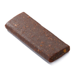 natural fruit bars isolated on white background