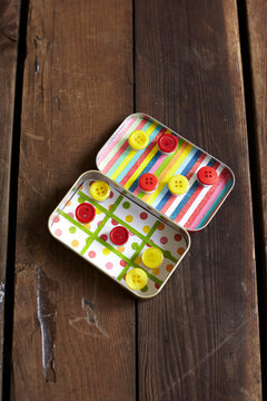 Tic tac toe handmade game