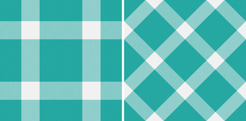 Fabric check texture. Seamless background textile. Plaid tartan pattern vector.