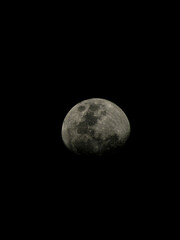 Cuarto Menguante  Luna Fotografiada alta calidad