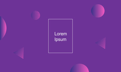 Abstract geometric background. Fluid gradient shapes composition. Modern template design for banners, covers, posters. Eps10 vector Illustration