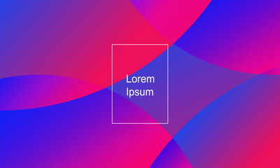 Abstract geometric background. Fluid gradient shapes composition. Modern template design for banners, covers, posters. Eps10 vector Illustration.