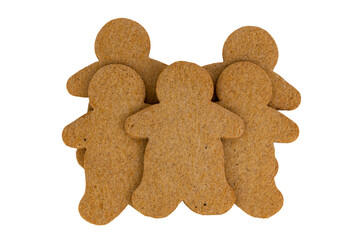 the gingerbread brown cookie man