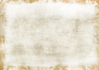 Old retro brown paper with free space for inscriptions. paper with a hole