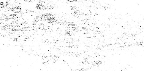 Monochrome texture composed of irregular graphic elements. Distressed uneven grunge background. Abstract vector illustration. Overlay for interesting effect and depth. Isolated on white background.