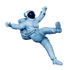 astronaut is falling down