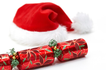 Christmas Cracker and Santa Hat