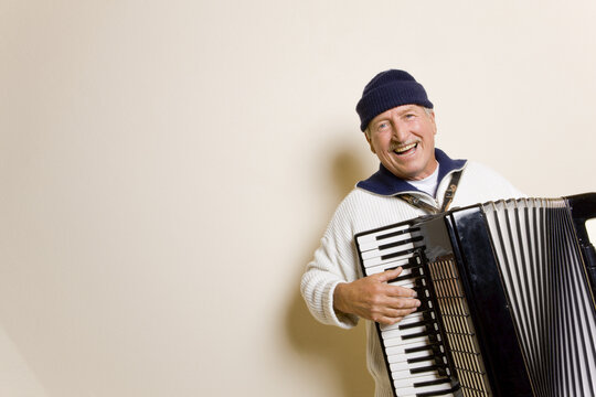 Man Playing Accordion