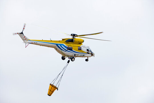 Helicopter, Cala Ratjada, Capdepera, Mallorca, Spain