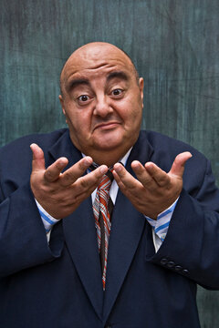 Businessman Shrugging