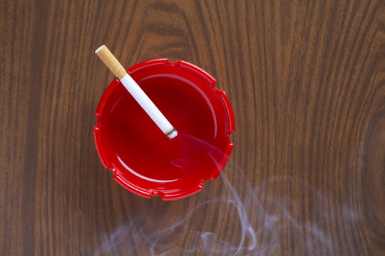 Cigarette in Ashtray