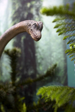 Dinosaur Statue, Royal Botanical Gardens, Ontario, Canada