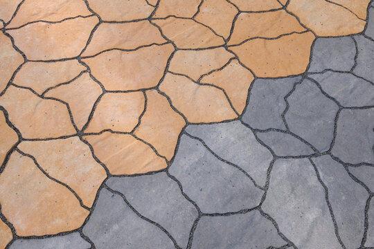 Close-up of Cobblestone Footpath