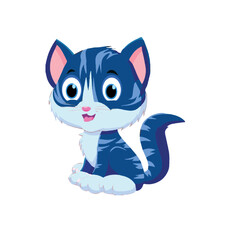 Vector illustration without background cat
