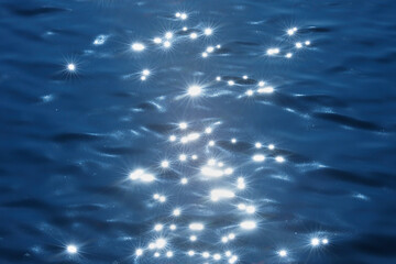 Rays of Sunlight Sparkling on Ocean, Ilulissat, Icefjord, Greenland