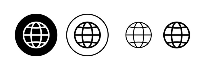Web icon vector illustration. go to web sign and symbol. web click icon. Global search icon