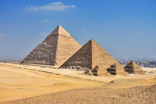 Pyramids of Giza, Giza, Cairo, Egypt, Africa