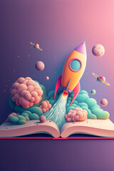 Back to school concept, Generative Ai