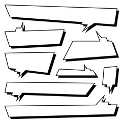 Vector Collection Set of Dialog Box Designs