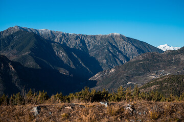 paisaje montaña nevada 