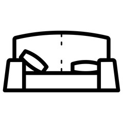 sofa couch icon