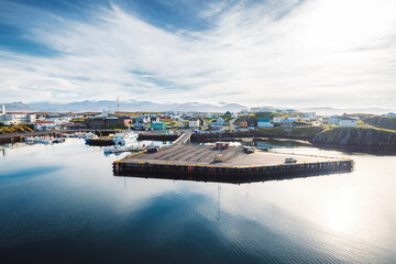 Stykkisholmur, small fishing town with harbour in western Iceland