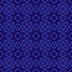 seamless pattern with dark blue ornament