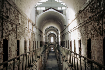 Abandoned prison