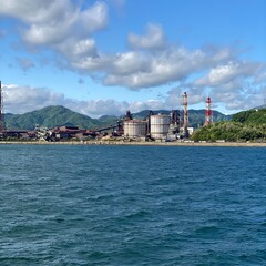 Fototapeta premium view of the port country