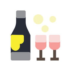 Wine Flat Icon