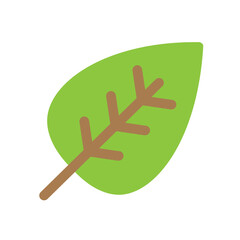 Obraz premium Leaf Flat Icon