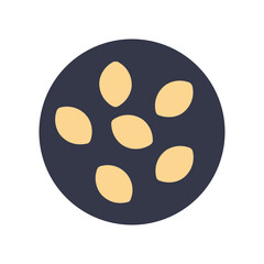 Obraz premium Sesame Flat Icon